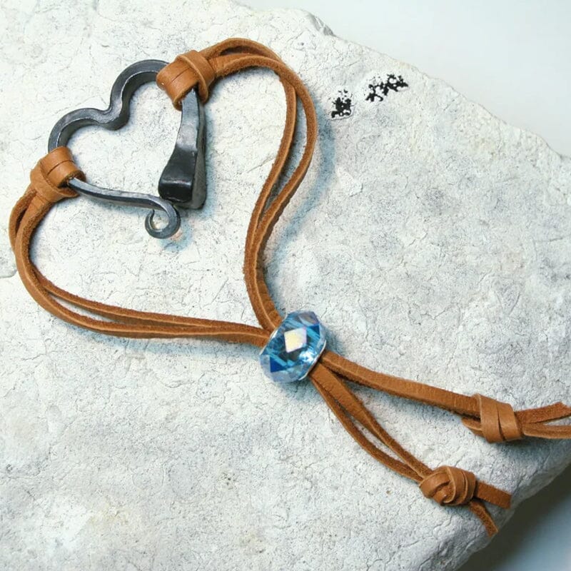 Norvo | Valentine's Day Håndlaget Kjærlighet Hestesko Nagler Armbånd