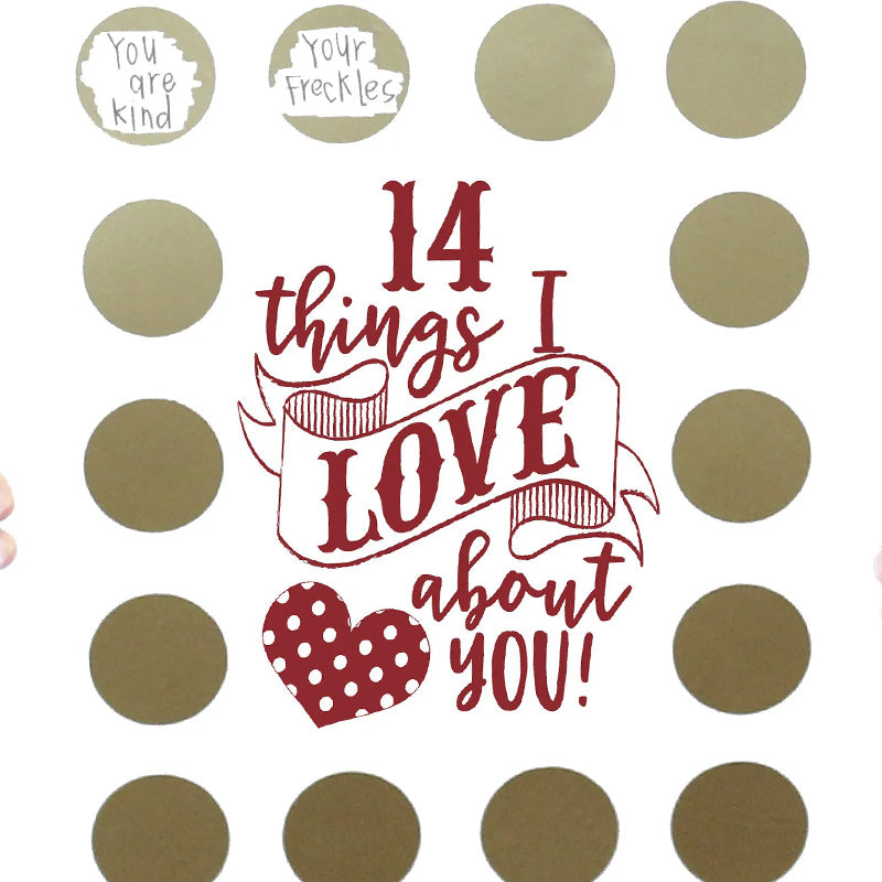 Norvo | Valentine's Scratching Advent "14 Ting Jeg Elsker Med Deg!"
