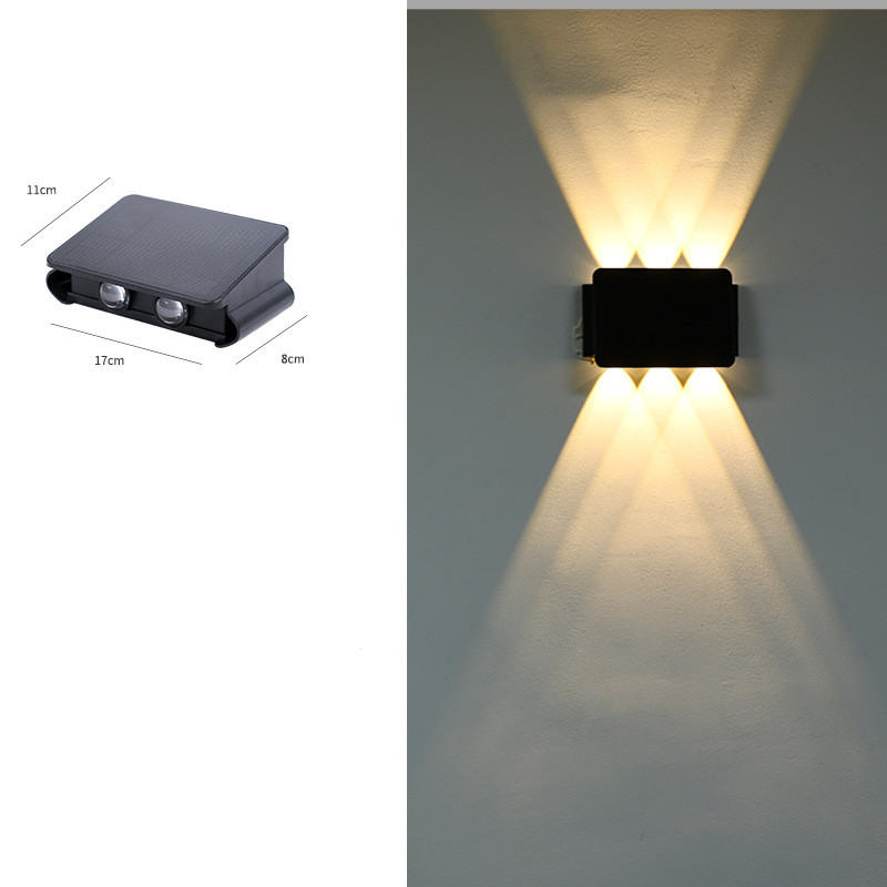 Norvo | Moderne LED utendørs vegglampe med opp- og nedlys – Vanntett vegglampe for husfasade og inngangsparti