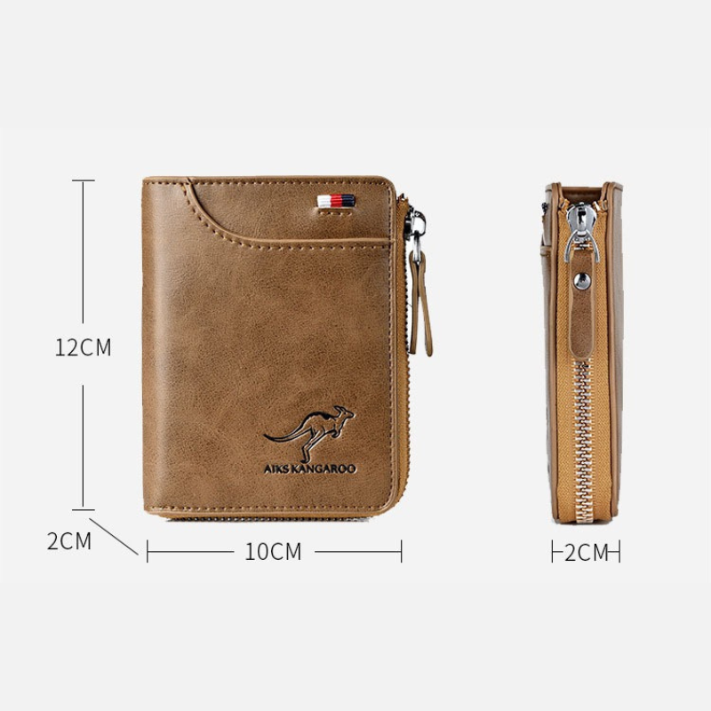Norvo | WalletPro – Men’s Genuine Leather RFID Anti-Theft Wallet
