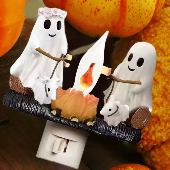 Norvo | 👻 Spøkelseshbål med flakkende nattlys 🎃 ❤️🔥