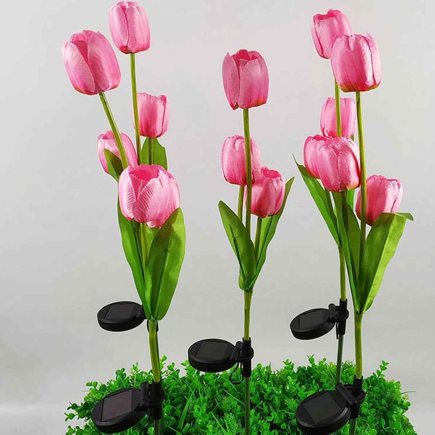 Norvo | Solar Tulip Plenlys Utendørs Hage LED Tulipan Blomsterlys Bakke Stakelandskapslys