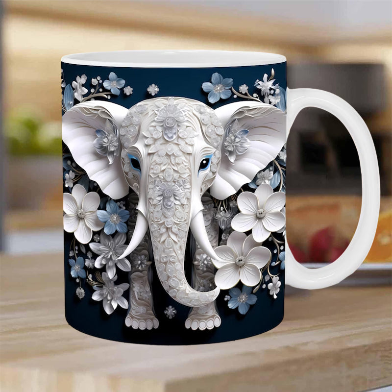 Norvo | 3D Elefant Blomsterkopp