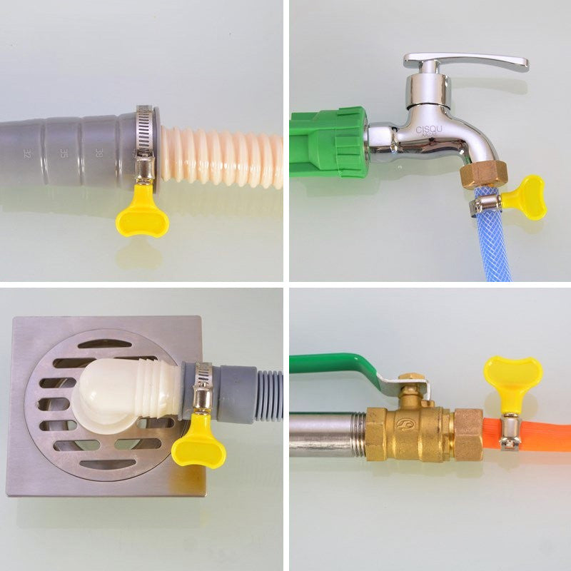 Norvo | Sett med slangeholdere i rustfritt stål (20 stk)