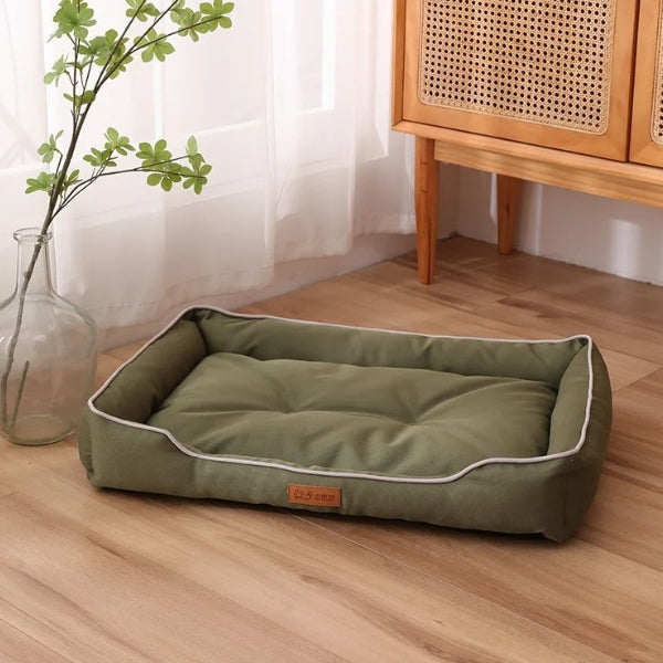 Norvo | Ortopedisk Minne Skum Hundesofa Senge - Ideell for Artritt, Store Hunder & Avtagbare Trekk