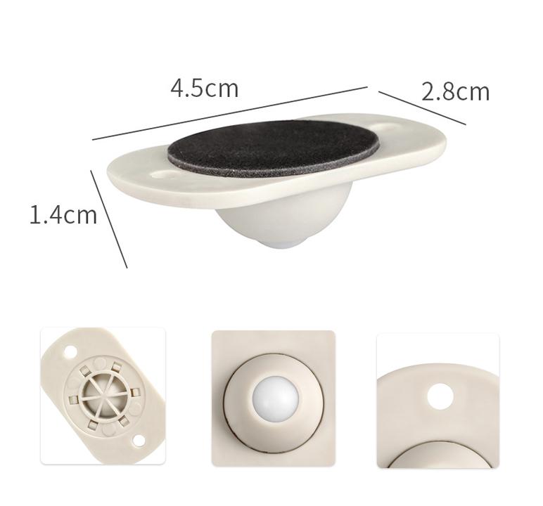 Norvo | Paste Type Pulley Universal Wheel (4 deler)