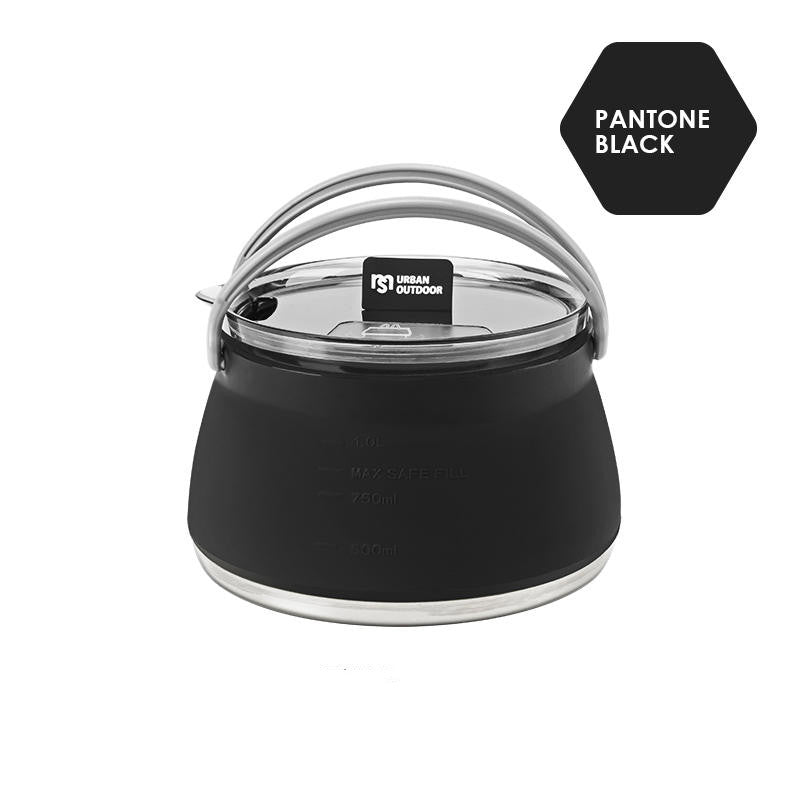 Norvo | Camping Utendørs Silikon Sammenleggbar Kjele