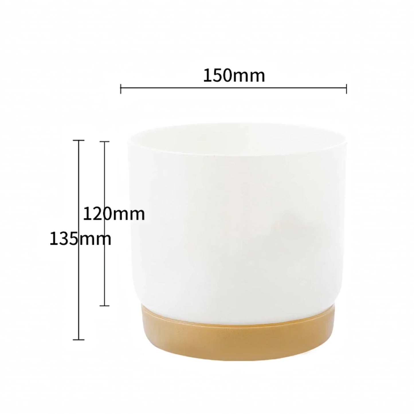 Norvo | Dobbeltlaget selvvannende sukkulentpotte for hjemmeinnredning