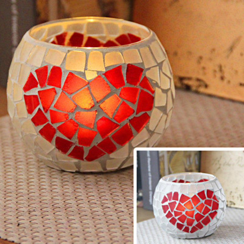 Norvo | Europeisk Retro Glass Mosaic Tealight Holder