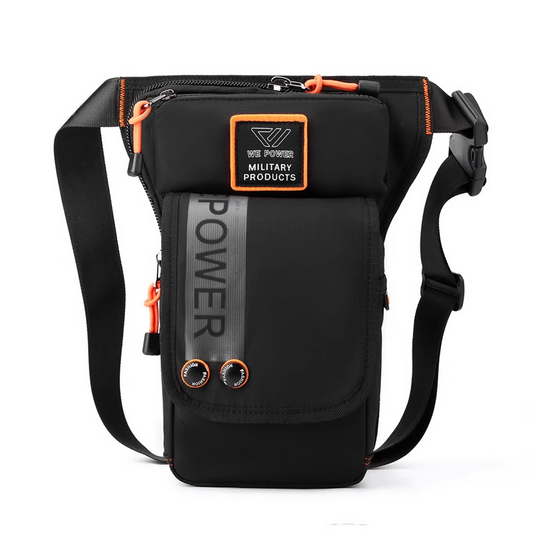Norvo | Personliggjort Herre Motorsykkel Stil Vanntett Nylon Bein Brystveske