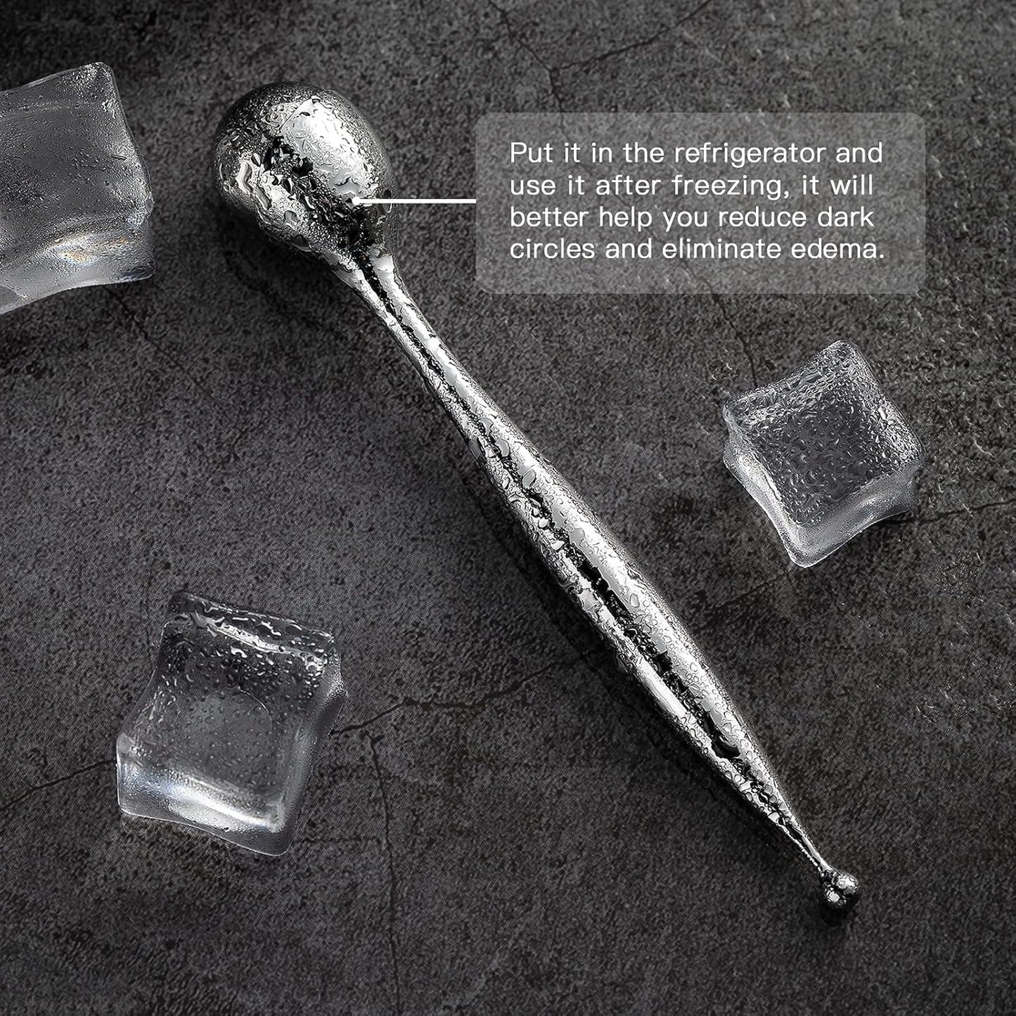 Norvo | Ansiktsrulle i rustfritt stål for hevelse massasjer