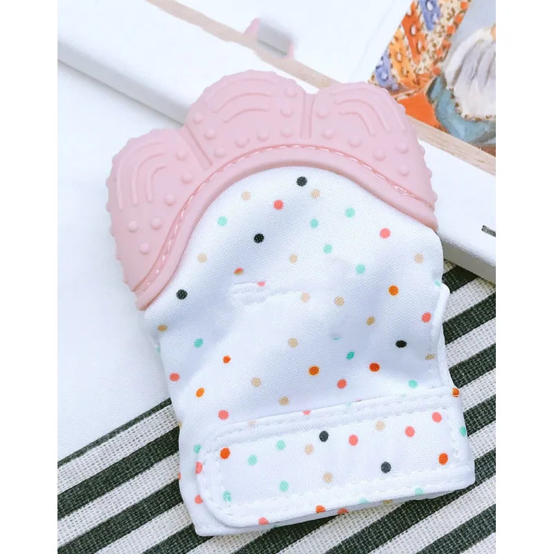 Norvo | Tannfeste hanske for babyer – Tannfeste hjelpemiddel med myk silikon