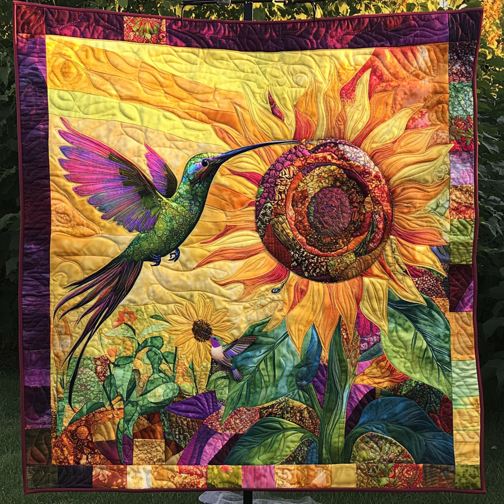 Norvo | Kolibri under Solsikker Quilt