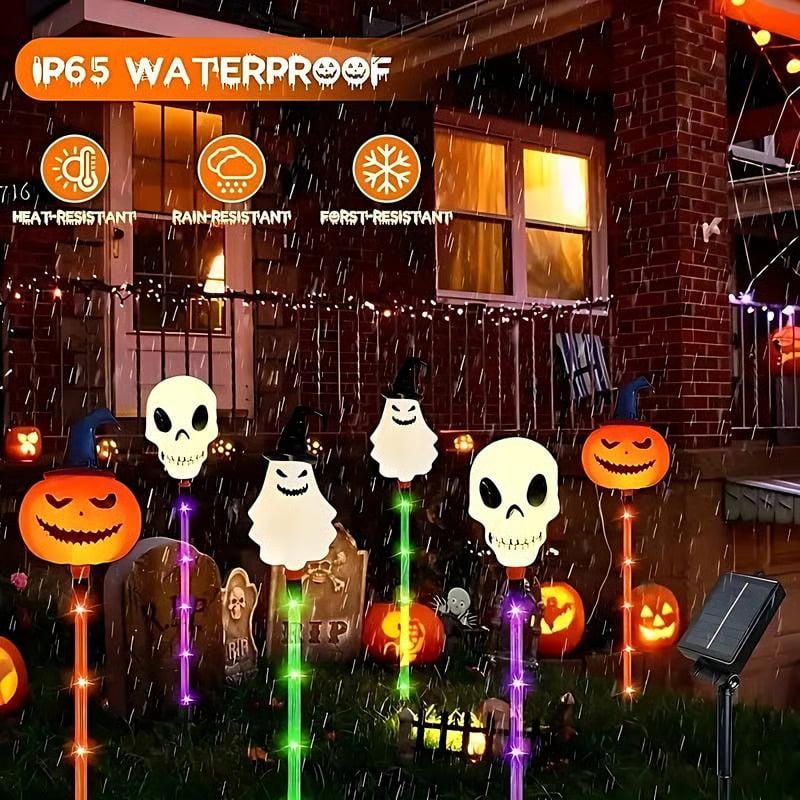 Norvo | 6 i 1 Halloween Solhage Lys