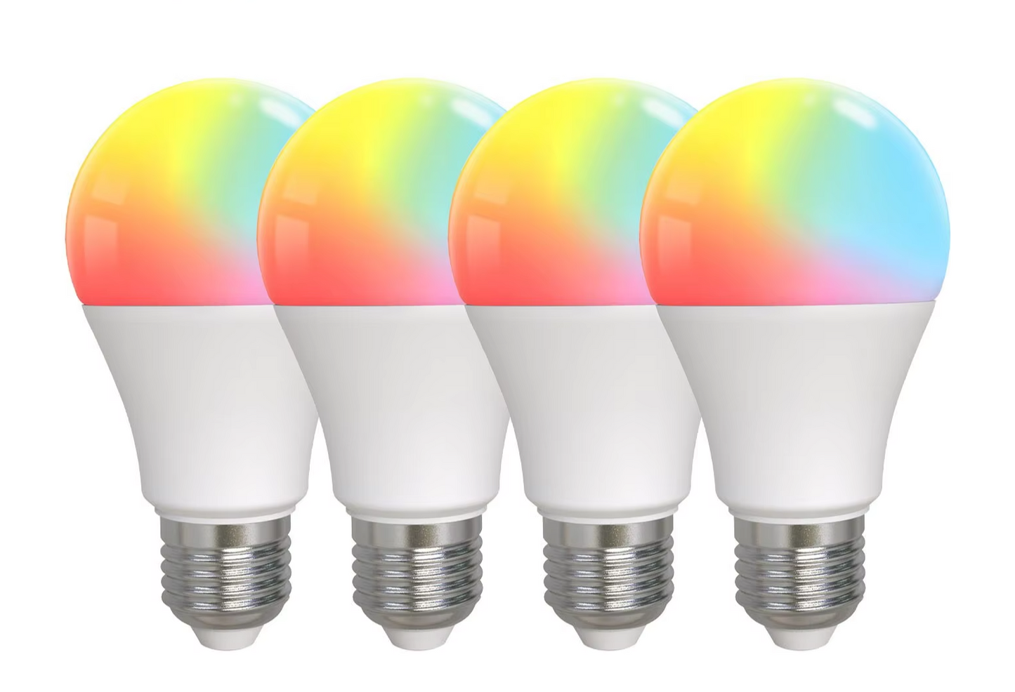 Tuya Smart LED RGB Lyspære 9W E27 - WiFi Justerbar Dimmbar Kontroller via SmartLife Google Alexa Apps