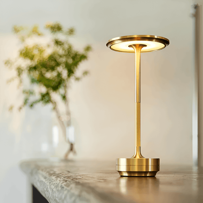 Norvo | Trådløs | Oppladbar Berøringskontroll LED Bordlampe for Elegant Ambient Lys