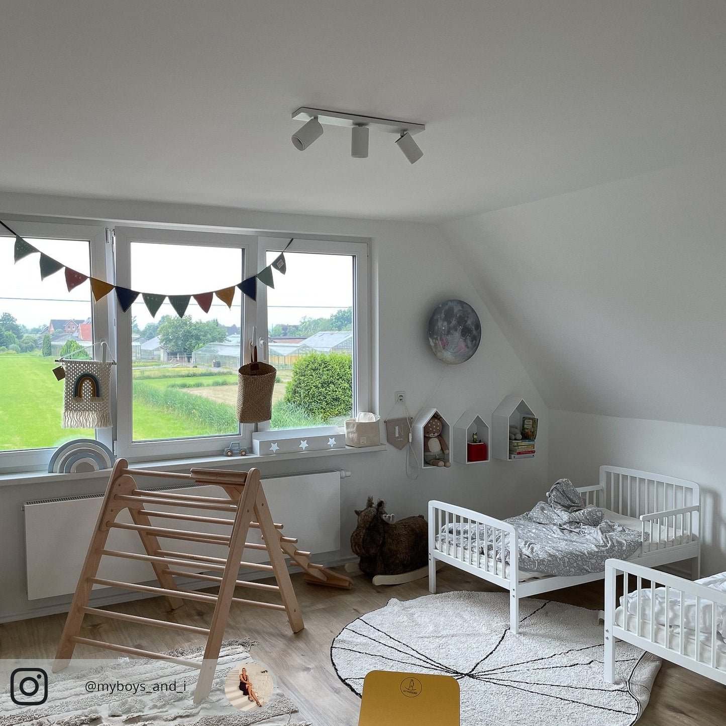 Norvo | Taklampe Hvit Aluminium Justerbar Spotlys