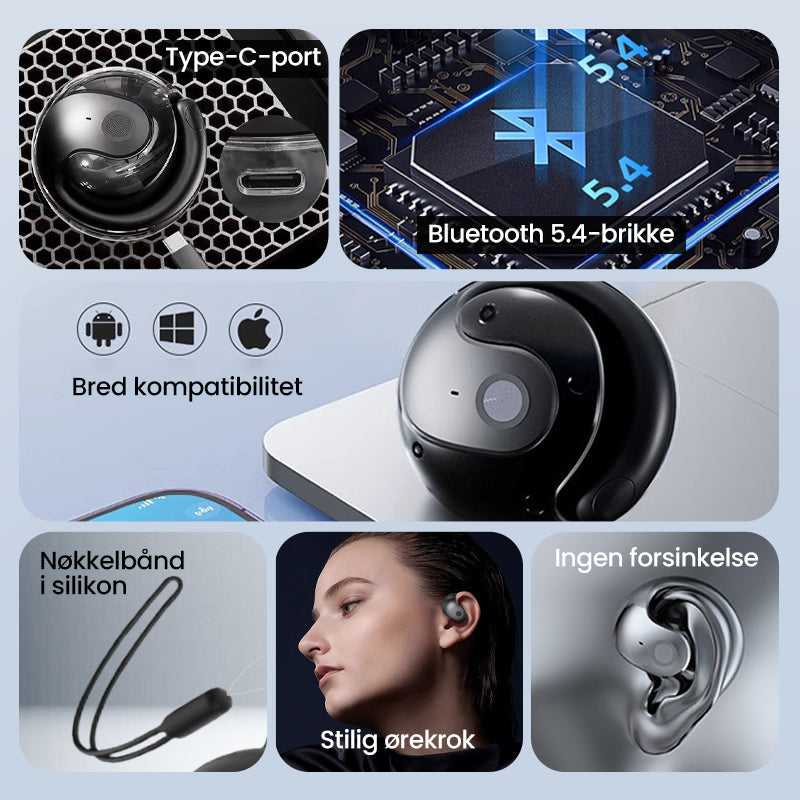 Norvo | Smarte Trådløse Bluetooth Oversettelses Ørepropper