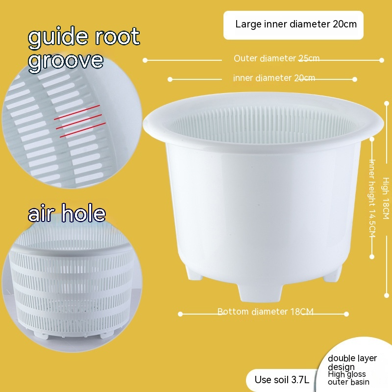 Norvo | Pustende Rotkontroll Potte for Planter – Ideell for Sunt Vekst og Optimal Lufting