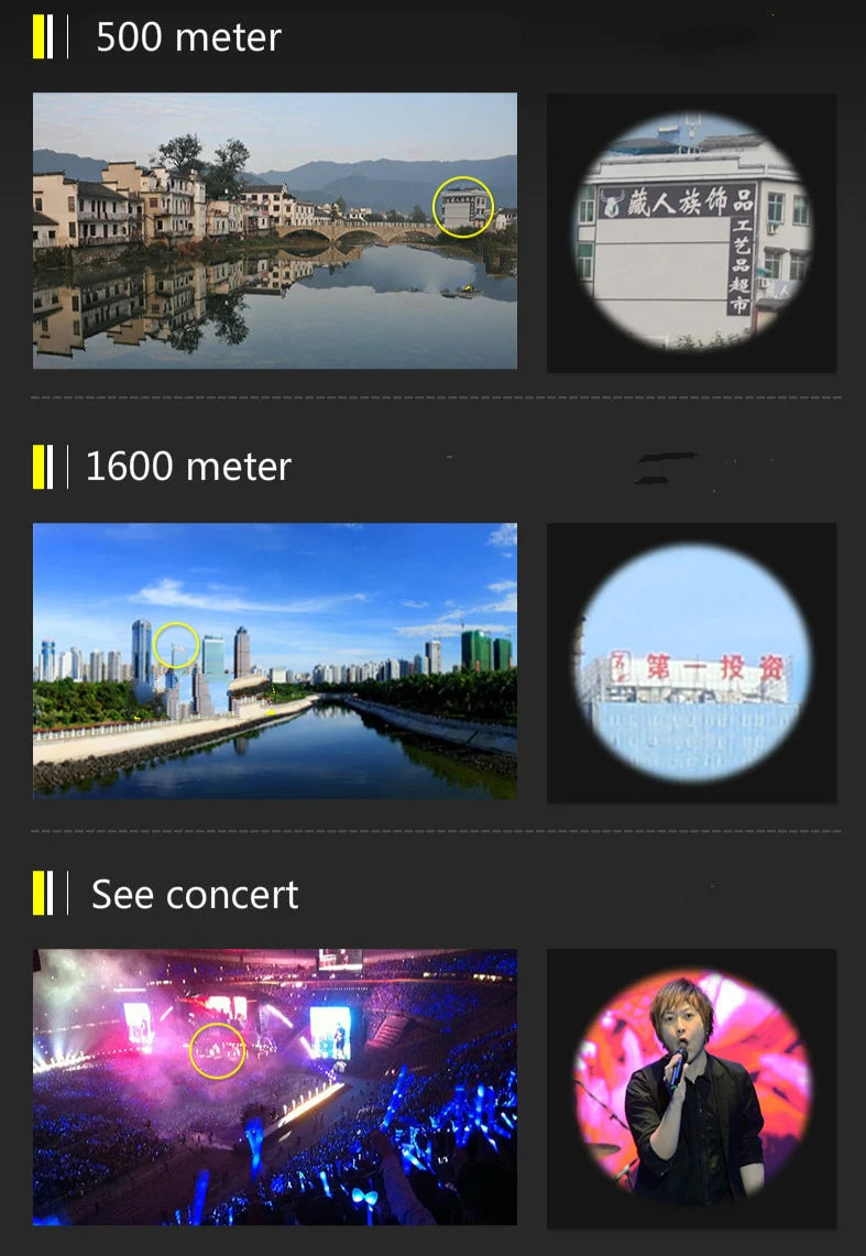 Norvo | Militær HD 40x22 Kikkert Profesjonell Jaktteleskop