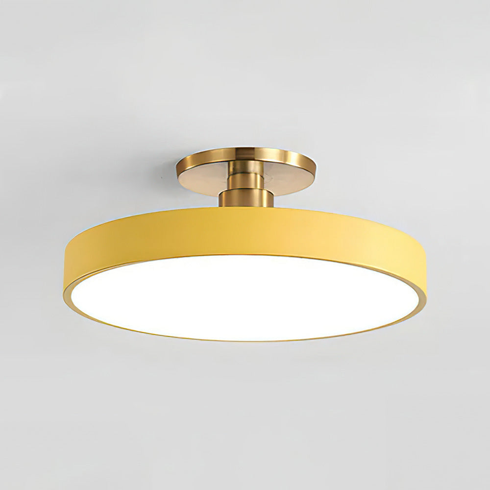 Norvo | Moderne LED Semi Flush Mount Taklampe | Energibesparende. Holdbart design for gang. Spisesal & Stue