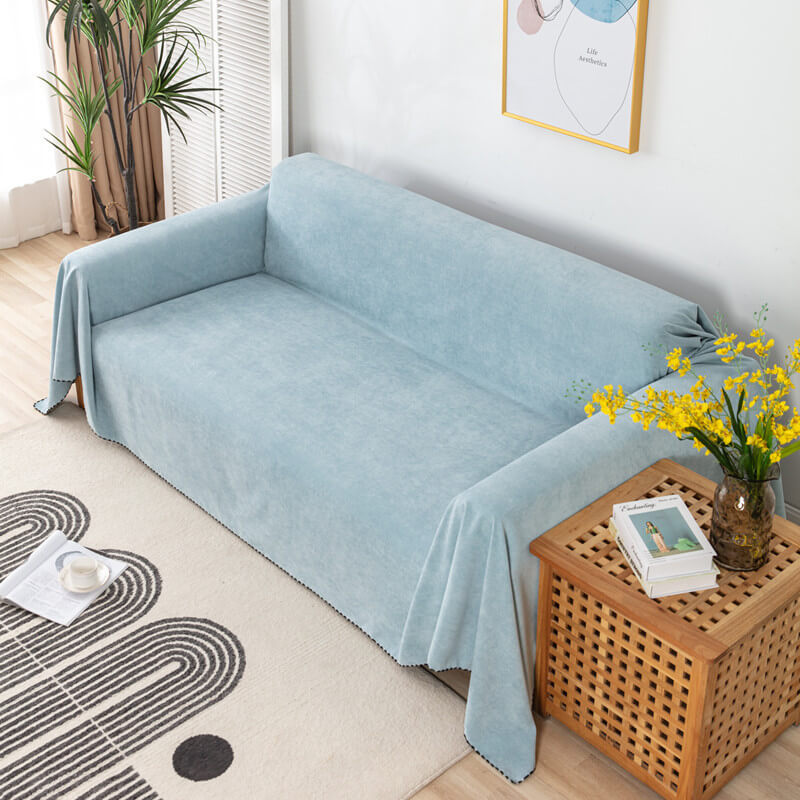 Norvo | Vanntett Sofa Kastteppe | Anti-skli. Jacquard Kanter & Ideell for Dyr og Møbelbeskyttelse