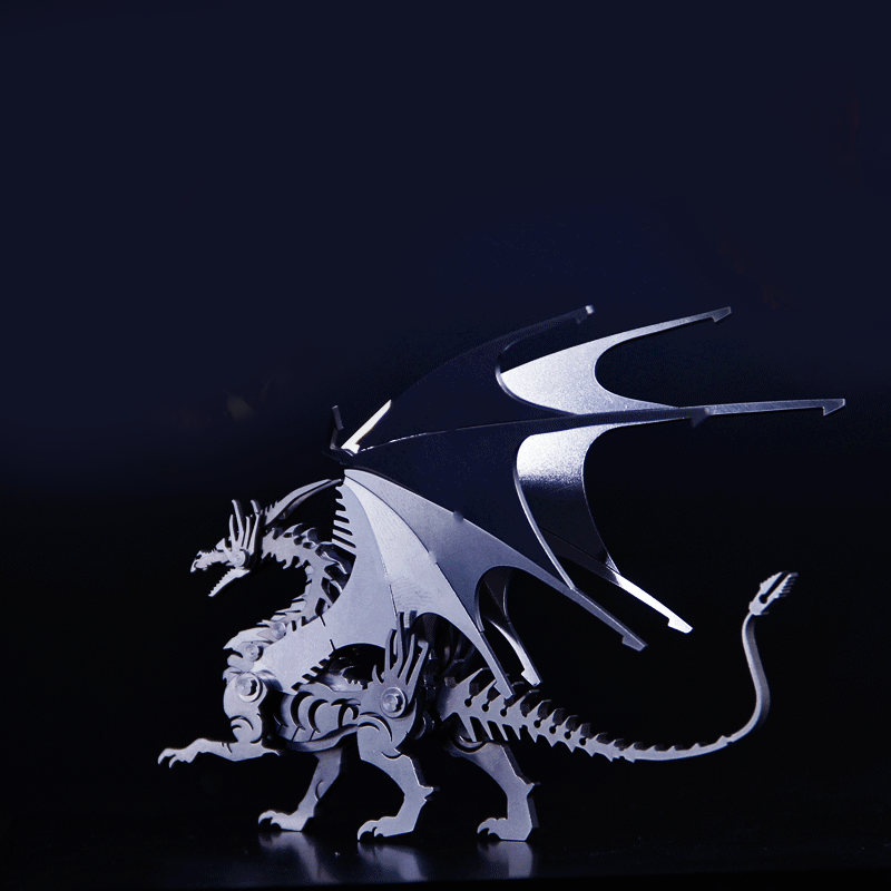 Norvo | DIY Rustfritt Stål 3D Byggeklosser, Beste Gave til Jul, Fødselsdag og Høytider