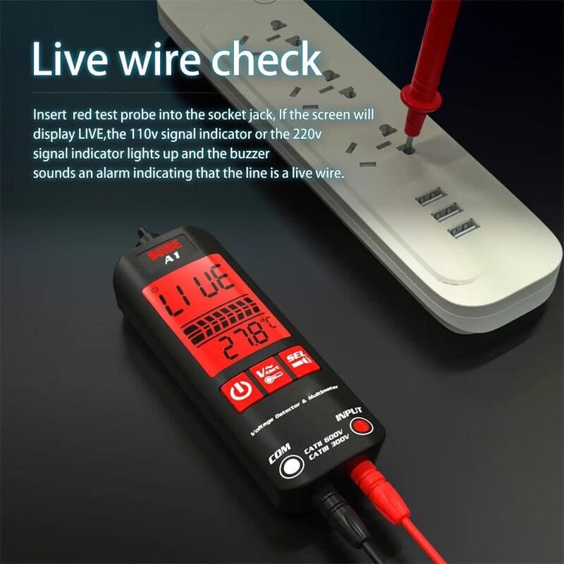 Norvo | A1 Helautomatiske Anti-Brenner Intelligent Digital Multimeter