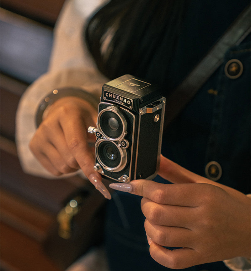 Norvo | Retro HD Twin-Lens Reflex Bærbar Mini Kamera