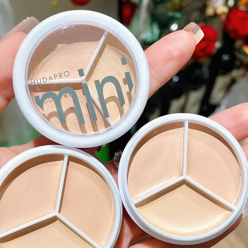 Norvo | Tri-Farge Concealer Palette for Akne Flekkene og Mørke Sirkler