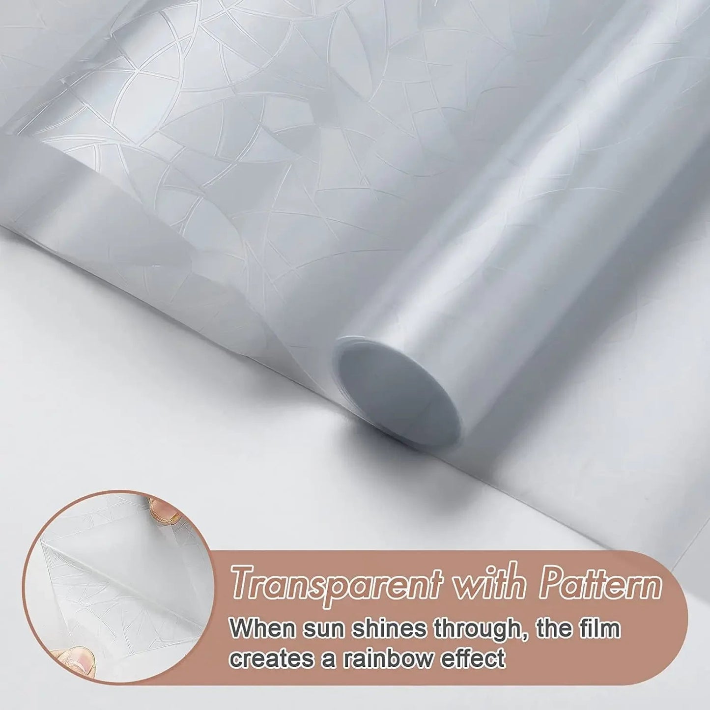 Norvo | Vinduspersonvernsfilm Regnbue Statisk Klistre Vindusfilm