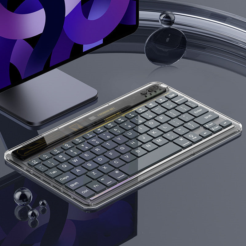 Norvo | Transparent Trådløst Bluetooth Tastatur