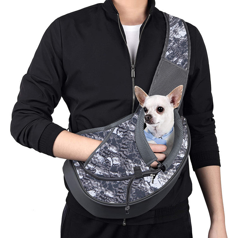 Norvo | Pet Dog Carrier Sling Bag med justerbar stropp og telefonlomme, for hunder og katter