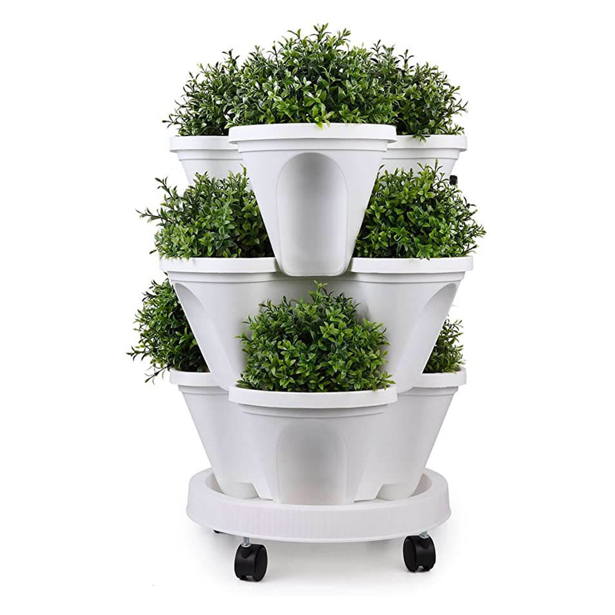 Norvo | Plassbesparende stablebare planter - Strawberrystack