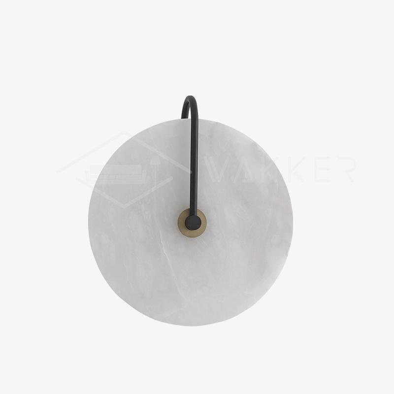 Norvo | Hvit Alabaster Vegglampe
