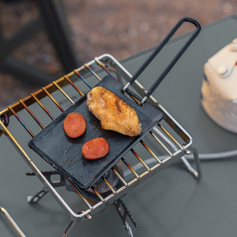 Norvo | Bærbar Ultra-Liten Non-Stick Grillpanne For Utendørs Camping