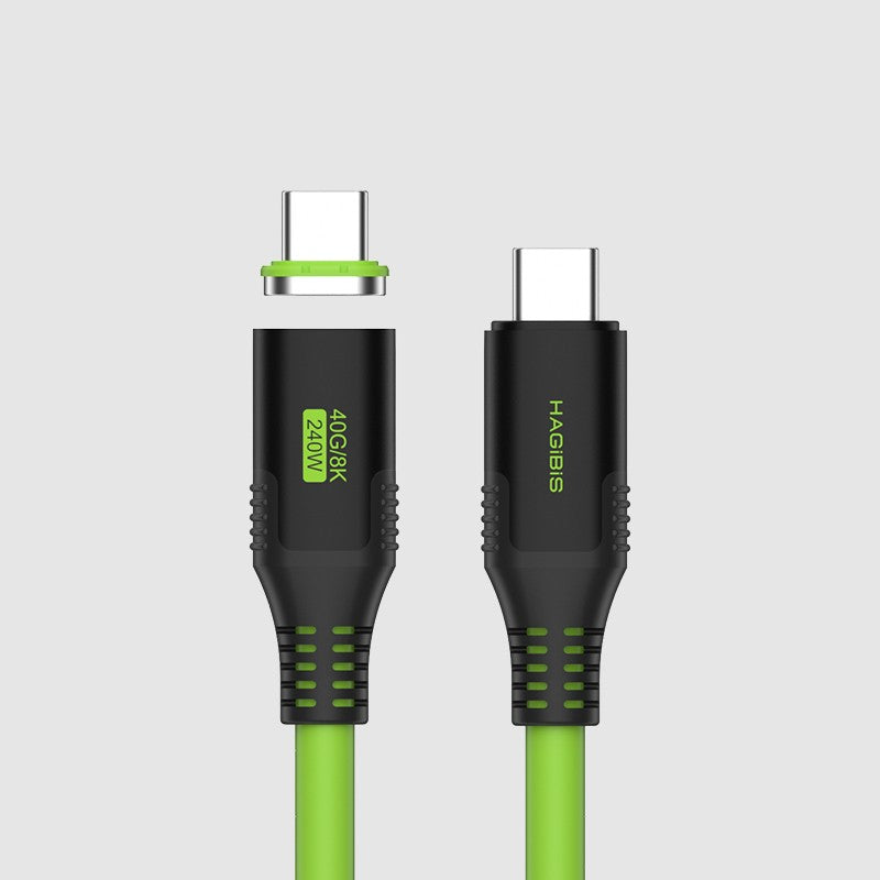 Norvo | USB4 Magnetisk Adsorpsjon Fullfunksjons Datakabel