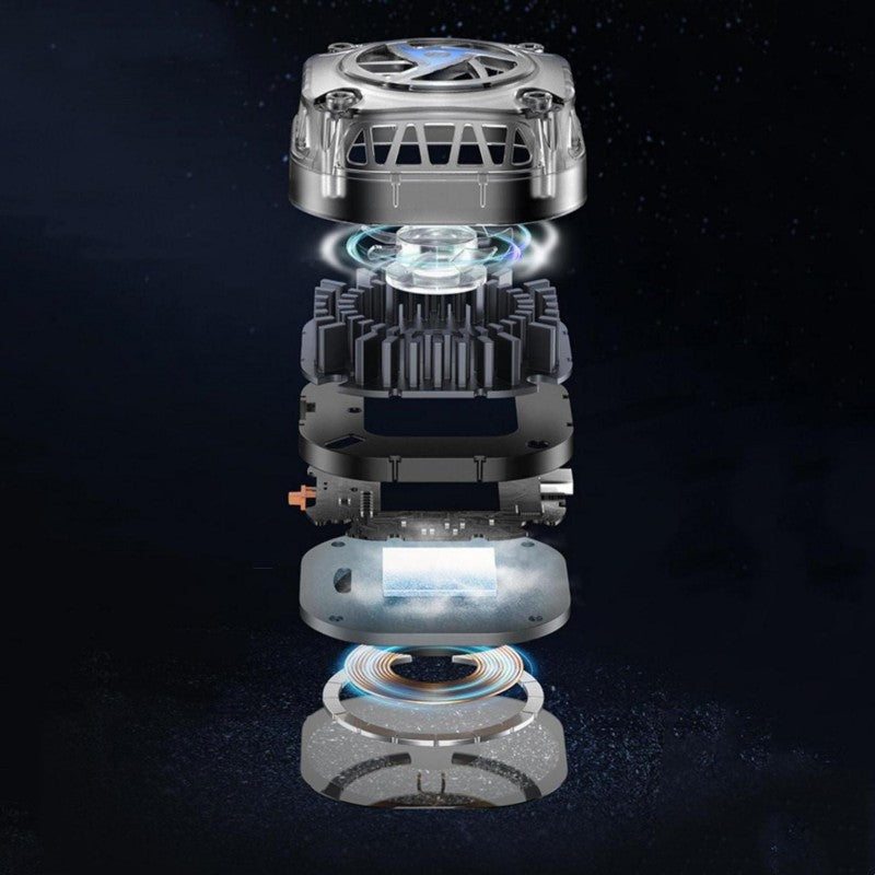 Norvo | Gjennomsiktig Magnetisk Trådløs Lader Og Telefonkjøler