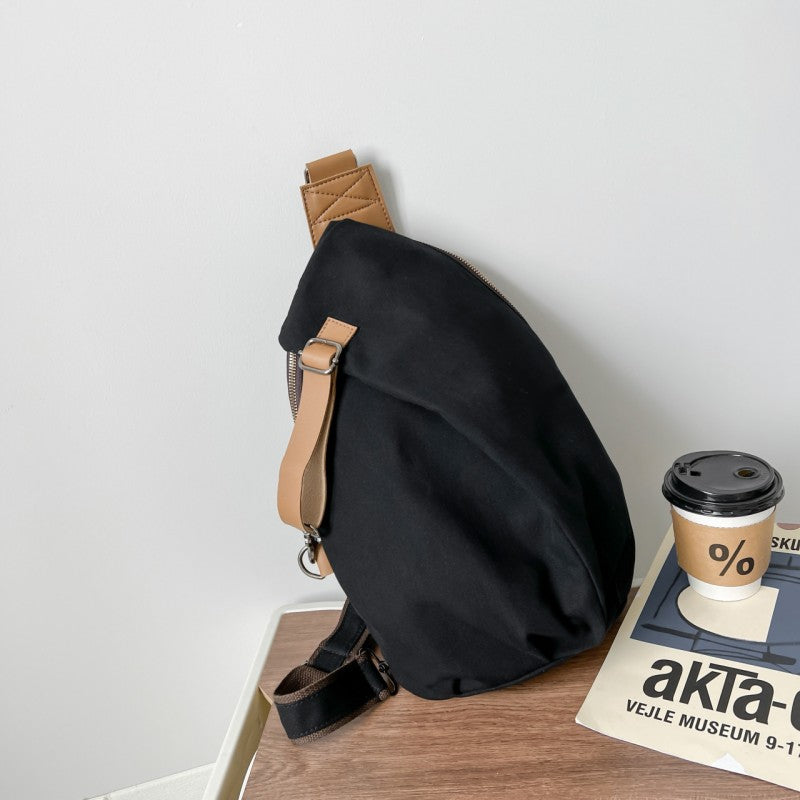 Norvo | Lærret Casual Minimalist Stor Kapasitet Enkel Skulder Crossbody Bag