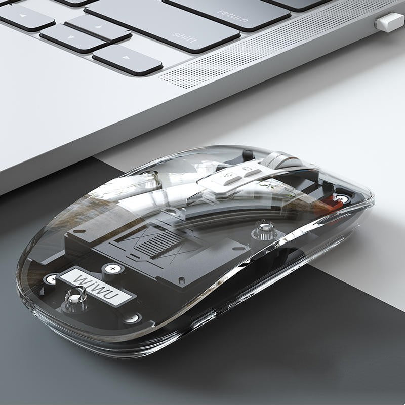 Norvo | Transparent Trådløs Stille Bluetooth Mus