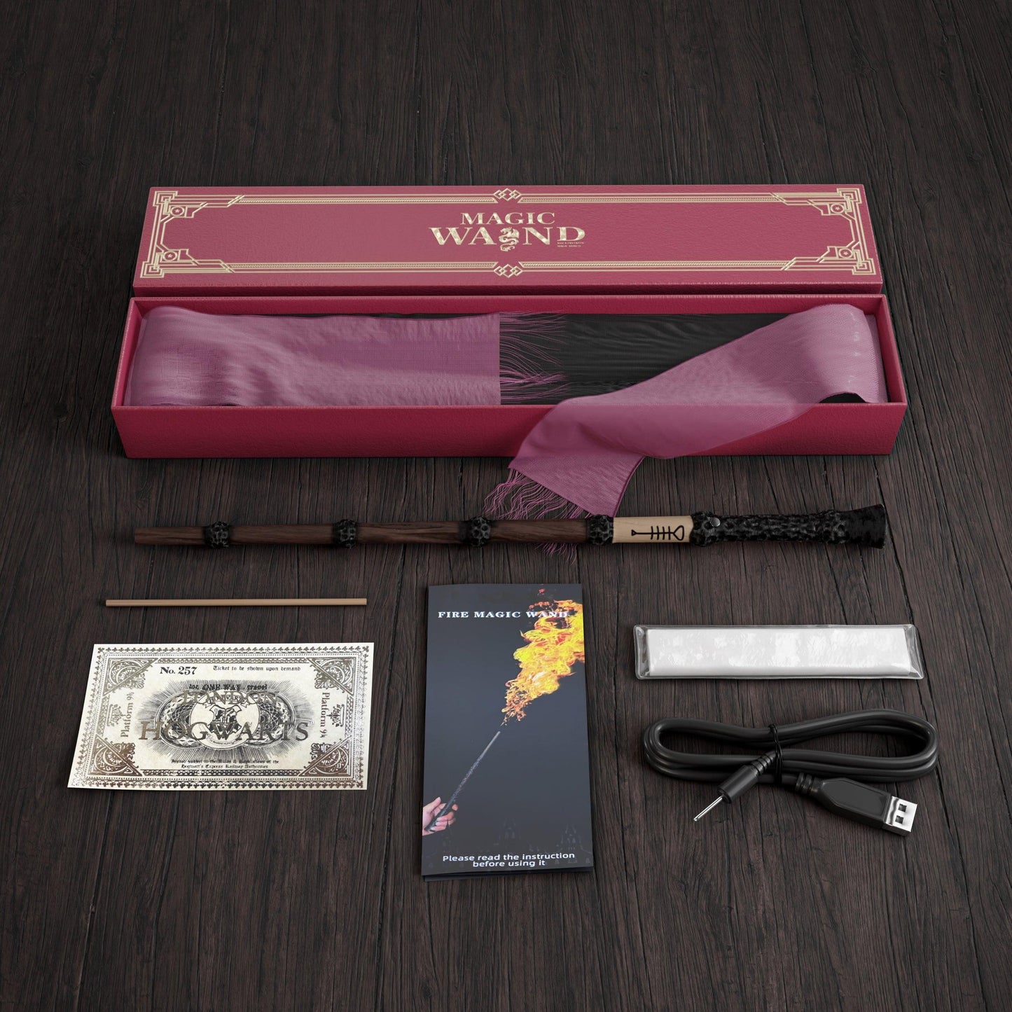 Den originale Norvo Harry Potter ildmagiske stav - BOGO