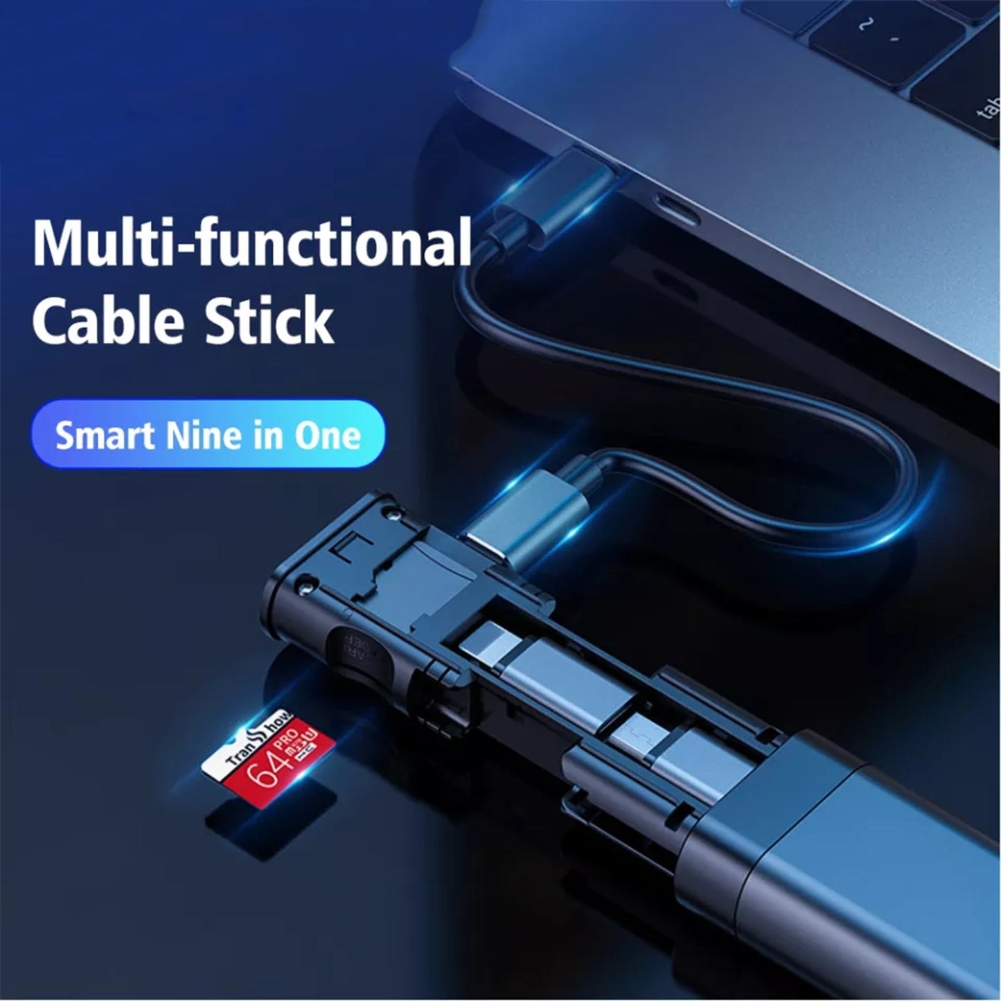 Norvo | 9 i 1 kabel stang