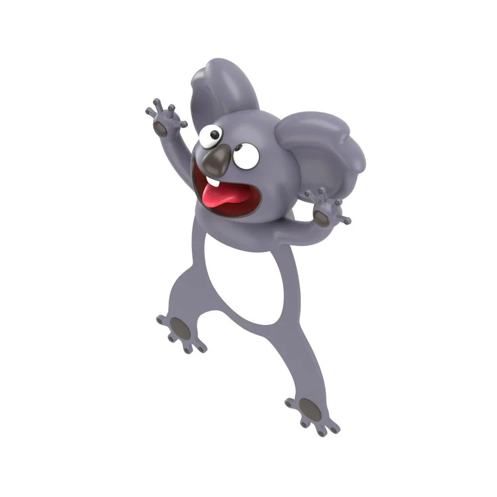 Norvo | 3D Dyre Bokmerke - Søtt, Kreativt Kontorutstyr Gave