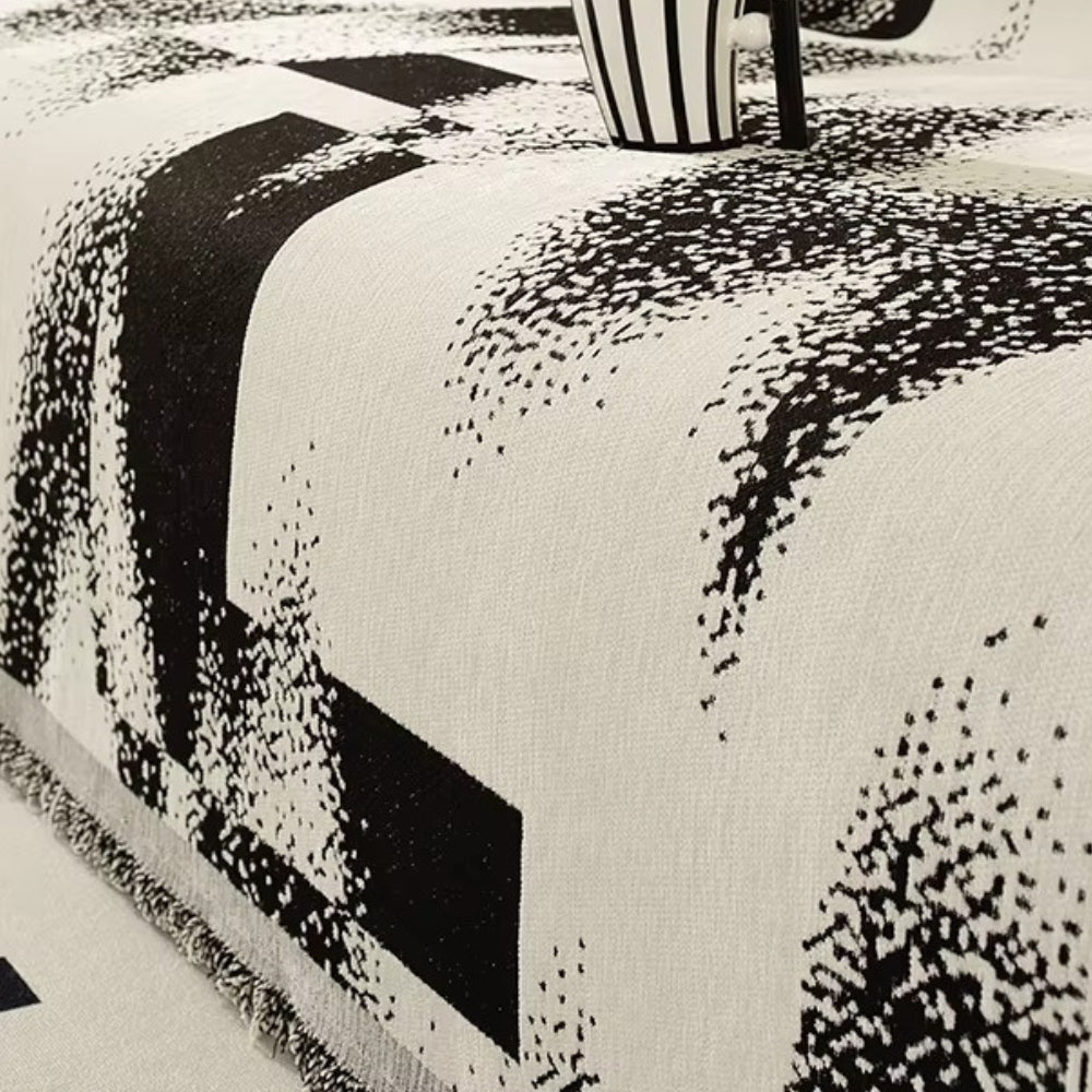 Norvo | Avant-Garde Abstract Chenille Sofa Cover