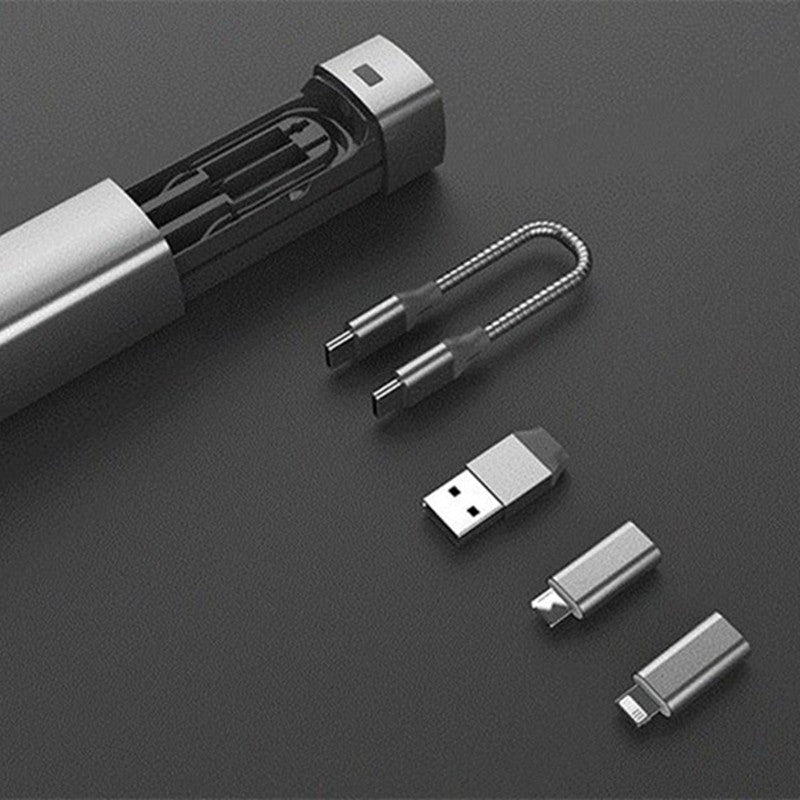 Norvo | 6-I-1 Kabelorganisator Med Mini Lommelykt Og Nødbatteri