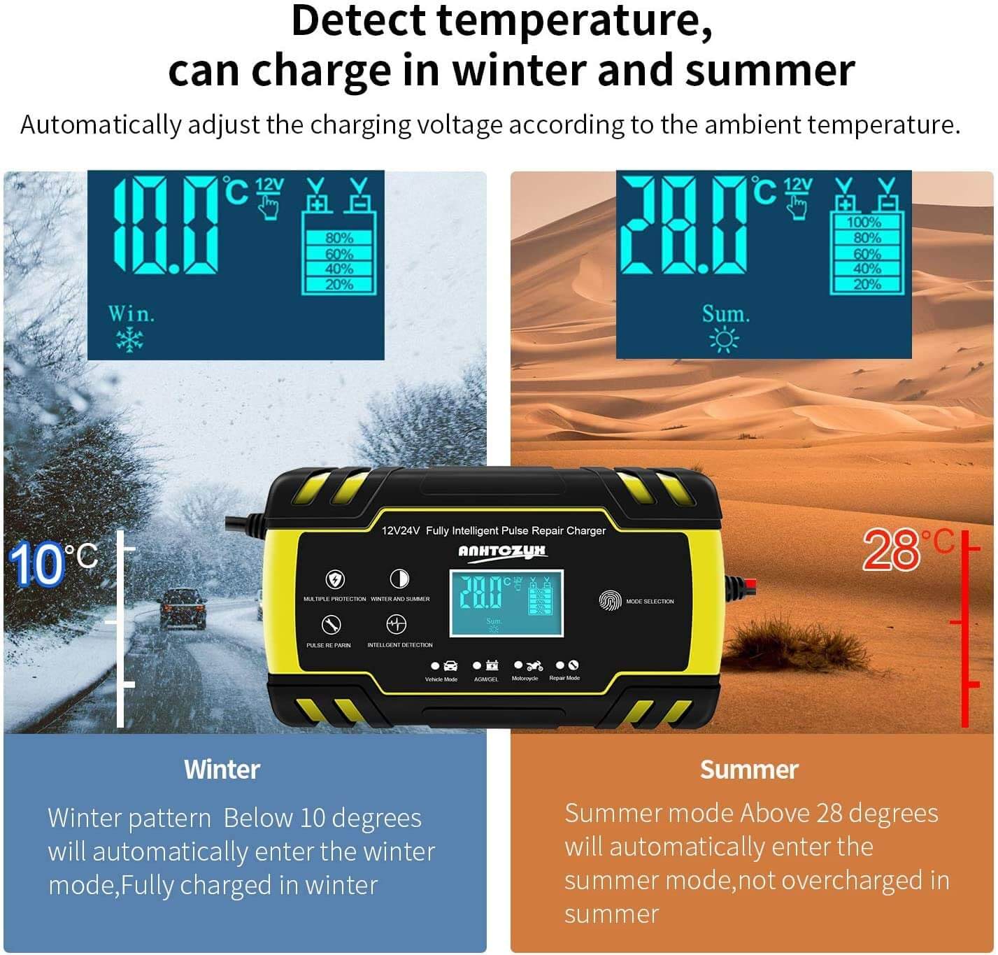 Norvo | Batterilader Automatisk Batterilader