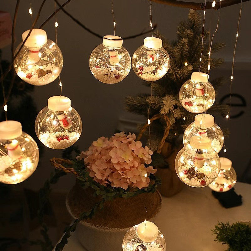 Norvo | Moderne Kreativ Juletre Snømann LED Dekorasjons Lyskjeder For Stue