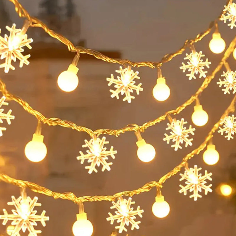 Norvo | Moderne Art Deco Batteri USB PVC Reinsdyr Snø Stjerne Jule Tre Dekorasjon LED Lyskede For Underholdningsrom