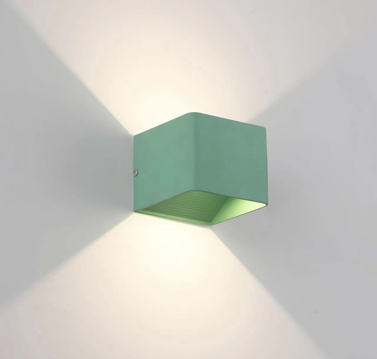 Norvo | Moderne firkantet vegglampe for belysning av soverom
