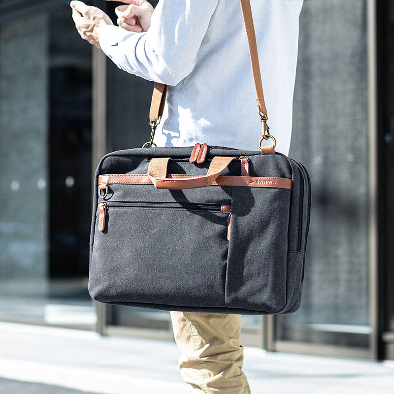 Norvo | Retro Casual Crossbody Ryggsekk med Laptoprom